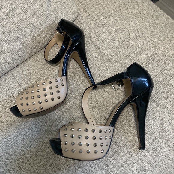 Studded stilettos open front worn a couple of times - Picture 3 of 3